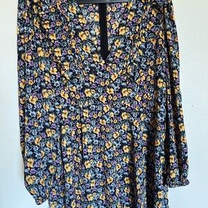 Floral Long Sleeve Dress